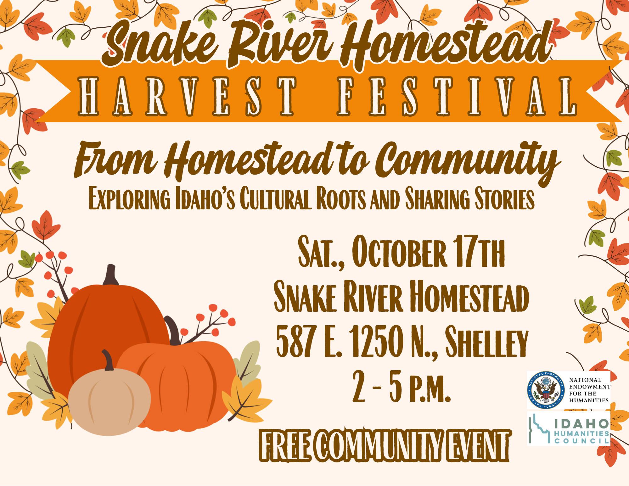 Snake River Homestead Harvest Festival
